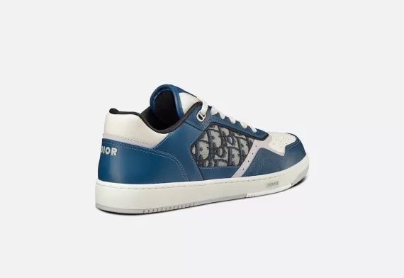 B27 Low-Top Sneaker - Blue/Cream and Beige/Black