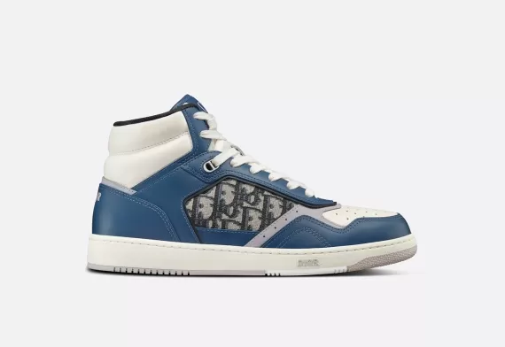 B27 High-Top Sneaker - Blue/Cream and Beige/Black