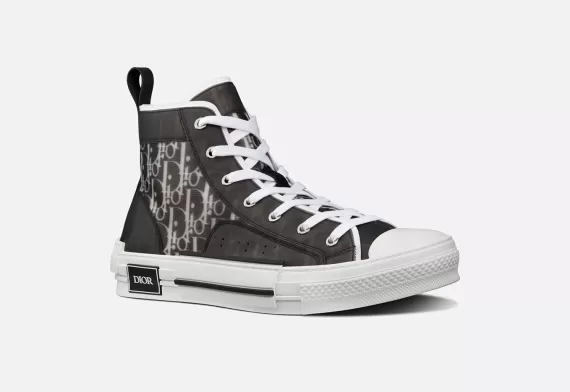 B23 High-Top Sneaker Black and White