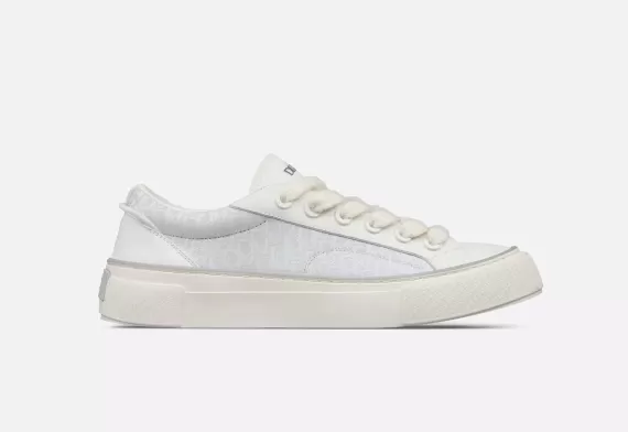 B33 Sneakers - White Dior Oblique Jacquard