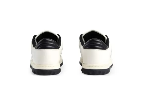Gucci Mac80 Low-Top Sneakers Black/White