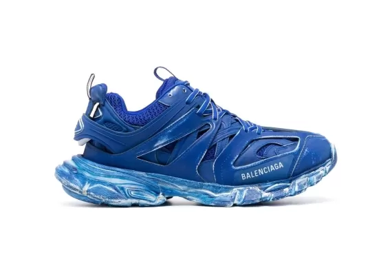 Balenciaga Track faded-blue sneakers