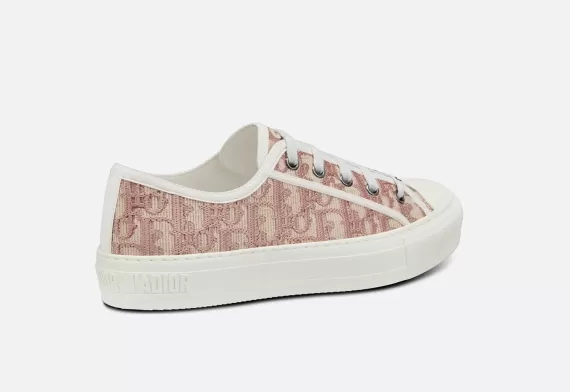 WALK'N'DIOR Sneaker Nude Dior Oblique Embroidered Cotton