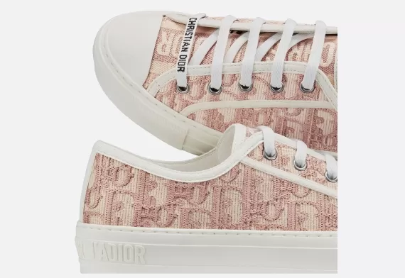 WALK'N'DIOR Sneaker Nude Dior Oblique Embroidered Cotton