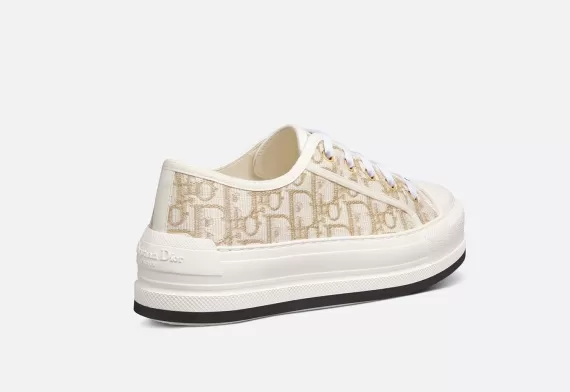 WALK'N'DIOR Platform Sneaker Gold-Tone Dior