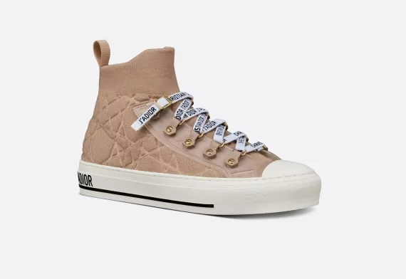 WALK'N'DIOR Sneaker - Nude Macrocannage Technical Mesh