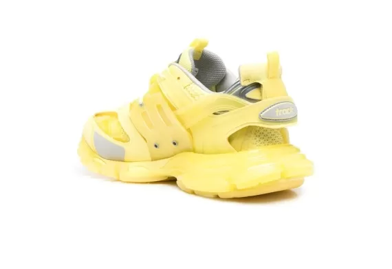 Balenciaga Track Panelled Sneakers Yellow