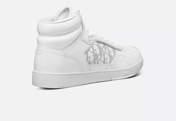 B27 High-Top Sneaker White CD Icon