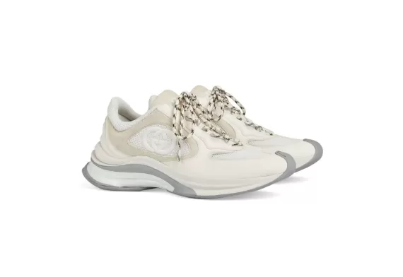 Gucci Gucci Run Suede Sneakers White