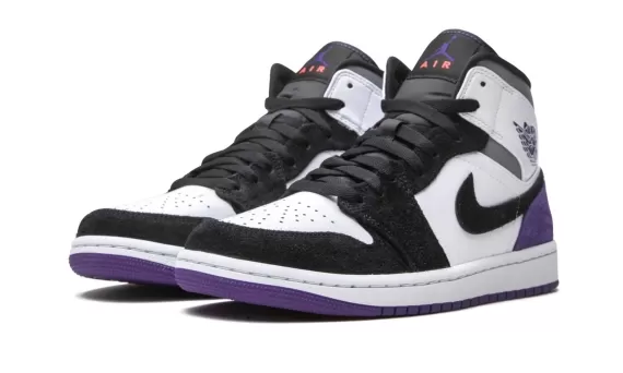 Air Jordan 1 Mid SE - Court Purple Suede