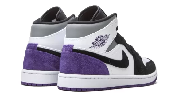 Air Jordan 1 Mid SE - Court Purple Suede