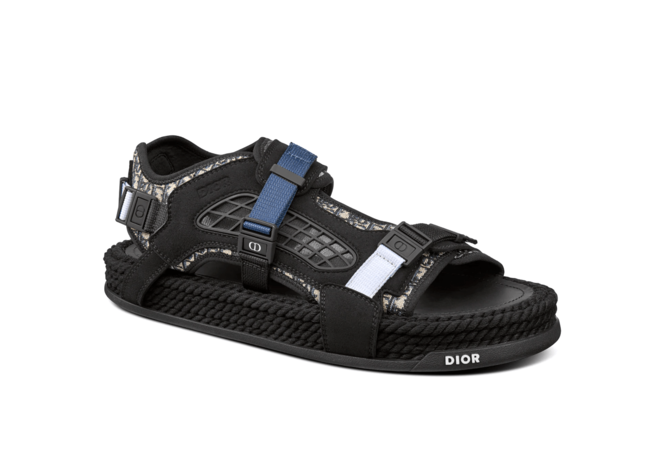 Dior Atlas Sandal Black