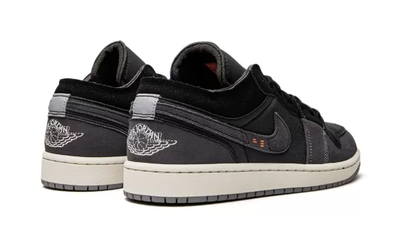 Air Jordan 1 Low SE Craft Inside Out - Black