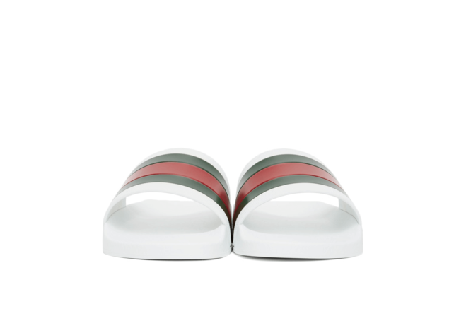 Gucci White Pursuit Slides