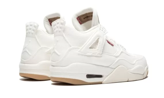 Air Jordan 4 Retro Levis NRG - White Denim