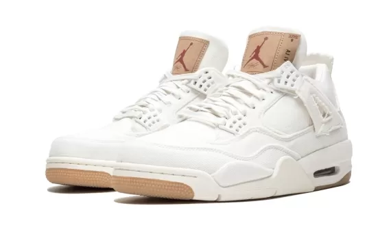 Air Jordan 4 Retro Levis NRG - White Denim