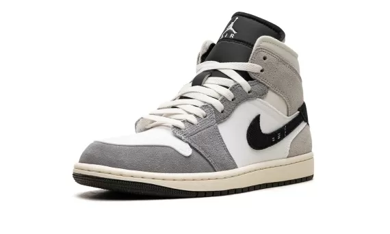  Air Jordan 1 Mid SE Craft - Cement Grey