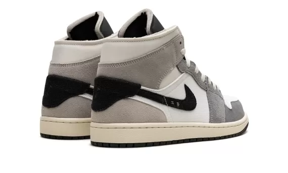  Air Jordan 1 Mid SE Craft - Cement Grey