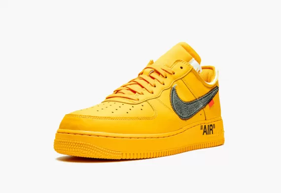 NIKE AIR FORCE 1 LOW Off-White - University Gold