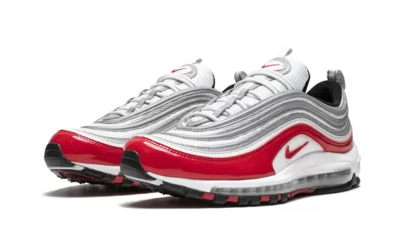 Air Max 97 - Pure Platinum/University Red