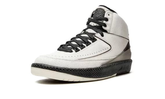 Air Jordan 2 x A Ma Maniére - Sail, Black-Burgundy Crush