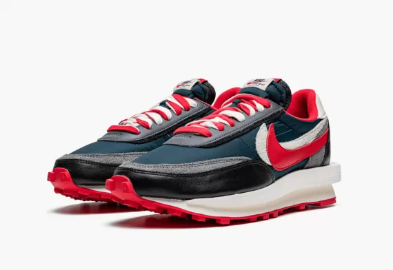 Nike LDWAFFLE Undercover x Sacai - Midnight Spruce University Red