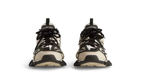 Balenciaga Track Lace-Up Sneakers Black/Beige