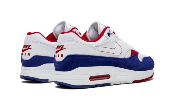 Air Max 1 USA White-Deep Royal Blue