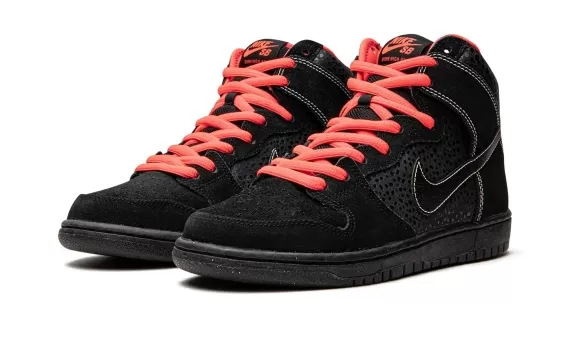 SB Dunk High Pro - Black Atomic Red