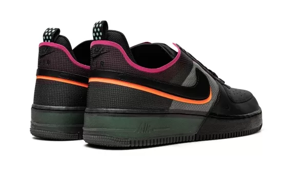 Air Force 1 React - Black / Pink Prime