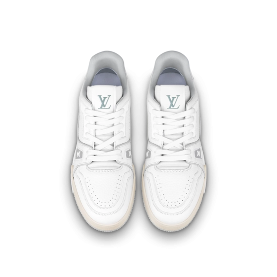 Louis Vuitton Trainer Sneaker - White, Grained