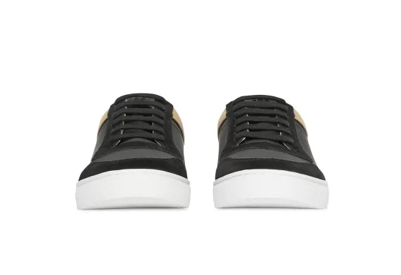 House Check Low-top Sneakers - Black