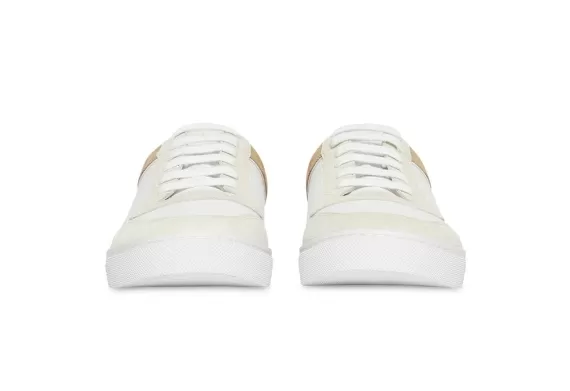 House Check Panel Sneakers White