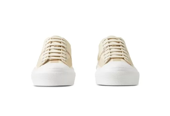 Check Low-top Sneakers - Beige