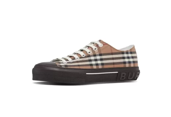 Vintage Check Low-top Sneakers - Birch Brown