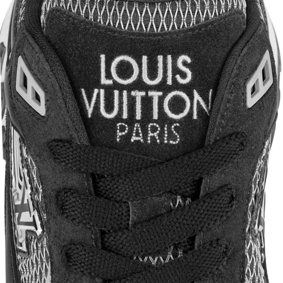 Louis Vuitton Runner Away Sneaker - Black, Mesh and suede calf leather