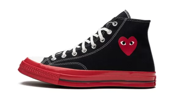 Cdg X Chuck Taylor 70 Hi - Black/Red
