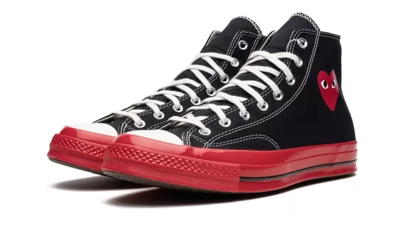 Cdg X Chuck Taylor 70 Hi - Black/Red