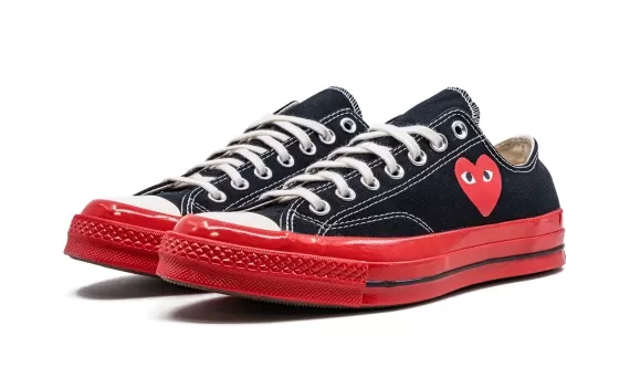 Comme Des Garçons Play Chuck 70 Low-Top - Black/Red/White