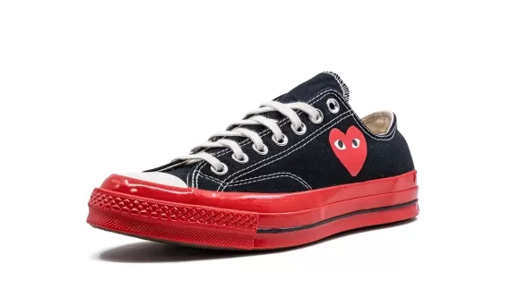 Comme Des Garçons Play Chuck 70 Low-Top - Black/Red/White