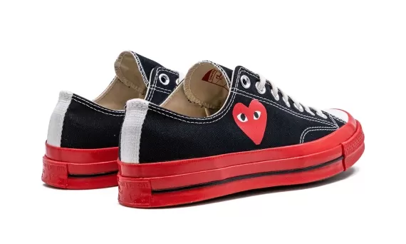 Comme Des Garçons Play Chuck 70 Low-Top - Black/Red/White