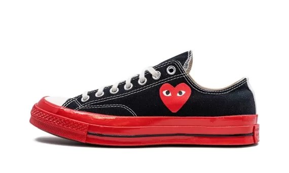 Comme Des Garçons Play Chuck 70 Low-Top - Black/Red/White