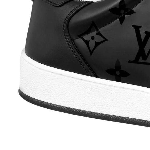 Louis Vuitton Rivoli Sneaker - Black, Monogram metallic canvas and calf leather