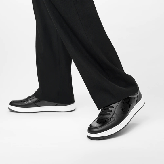 Louis Vuitton Rivoli Sneaker - Black, Monogram metallic canvas and calf leather
