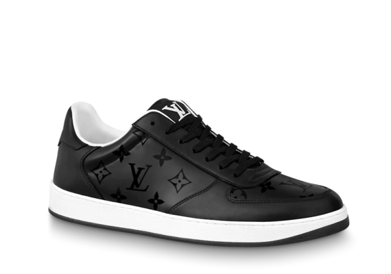 Louis Vuitton Rivoli Sneaker - Black, Monogram metallic canvas and calf leather