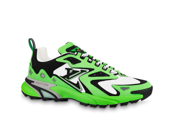 Louis Vuitton Runner Tatic Sneaker - Green, Mix of materials