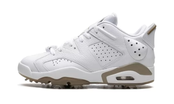 Air Jordan 6 Low Golf - White/Khaki