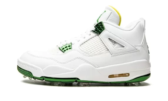 Air Jordan 4 Retro Golf - Metallic Green