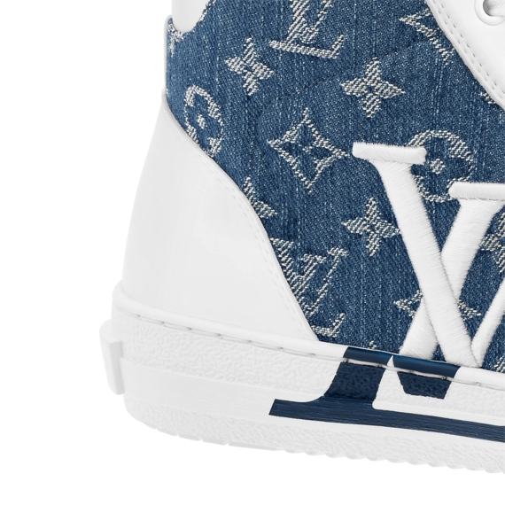 Louis Vuitton Charlie Sneaker Boot Blue